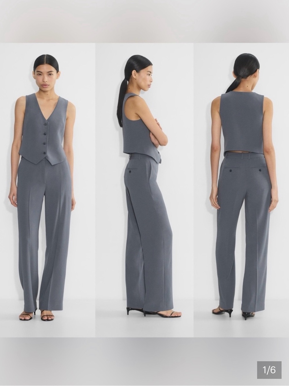 Aritzia Agency Pants in Vintage Navy - Crepette
